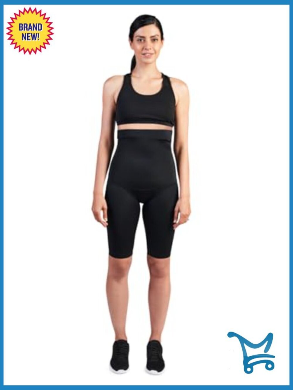 C-Section Recovery Shorts Postpartum High Rise Compression - Picture 2 of 7